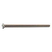 MIDWEST FASTENER #10-24 x 4 in Phillips Oval Machine Screw, Plain Stainless Steel, 3 PK 31745